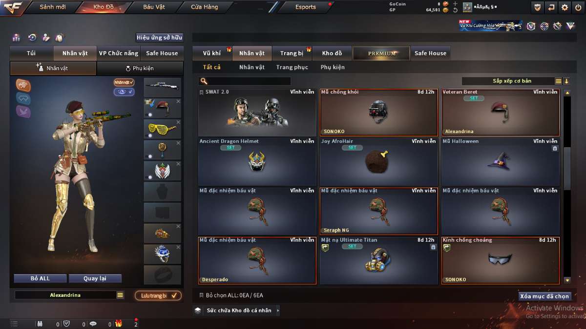 shop acc cf uy tin gia re